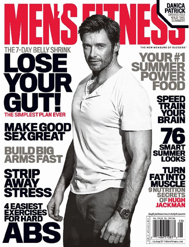Hugh Jackman covers Men's Fitness: 'it's easier for me to be polite than an a-hole'