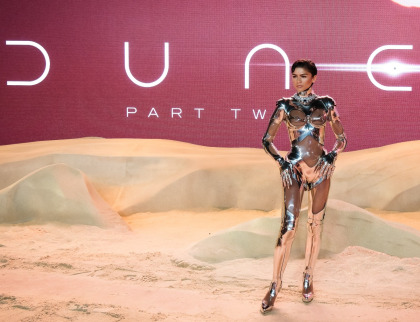 Zendaya wore two Mugler looks to the London 'Dune 2' premiere: robot diva'