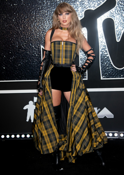 Taylor Swift wore a tartan Dior to the VMAs & picked up seven awards