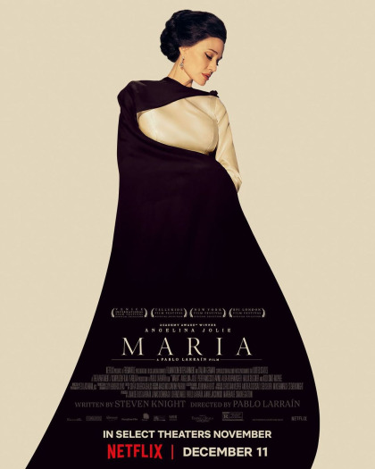 Angelina Jolie looks incredible in the full-length trailer for Pablo Larrain's 'Maria'