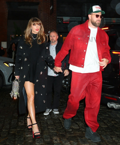 Taylor Swift & Travis Kelce went to a members-only club in NYC this weekend