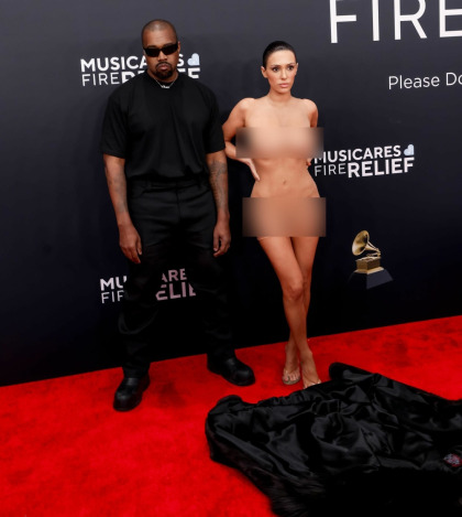 Kanye West & Bianca Censori were not 'escorted out' of the Grammys, they just left