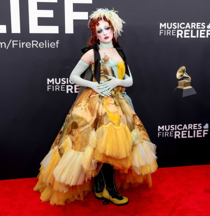 Chappell Roan wore vintage Gaultier & picked up the Best New Artist Grammy