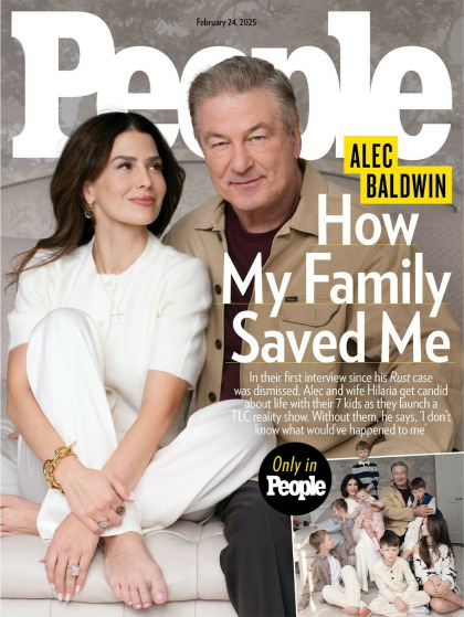 Alec & Hilaria Baldwin cover People Mag to hype their new TLC reality show