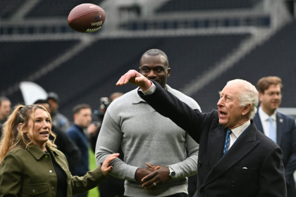 King Charles was told that he's 'bigger than Beyonce' as he threw an American football