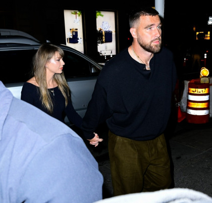 Taylor Swift & Travis Kelce stepped out for dinner at the Polo Bar last night Taylor Swift & Travis Kelce stepped out for dinner at the Polo Bar last night