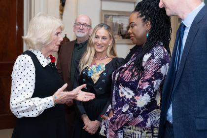 Queen Camilla had three events on Tuesday, including meeting Sarah Jessica Parker