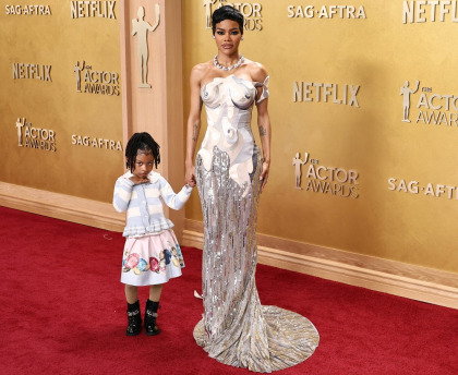 Teyana Taylor wore Thom Browne to the SAG/Actor Awards: stunning or too much?